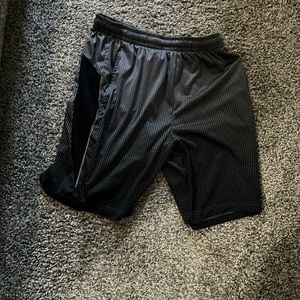 Black and gray shorts